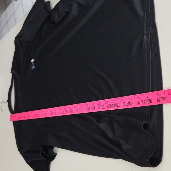 Under Armour Shirt Mens Size L Athletic Black flaws - Picture 6 of 9